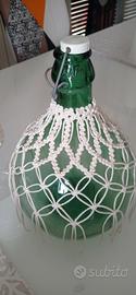 Rete macramè Boho Shabby  per damigiana da 5L