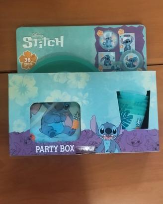 Set Festa Disney Stitch Party Box 36 Pezzi