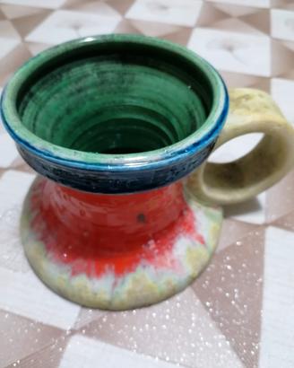 BOCCALE VASO in ceramica lavorata al tornio 