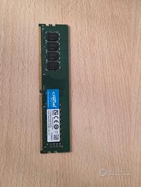RAM Crucial 16GB DDR4 2400MHz CL17 Desktop