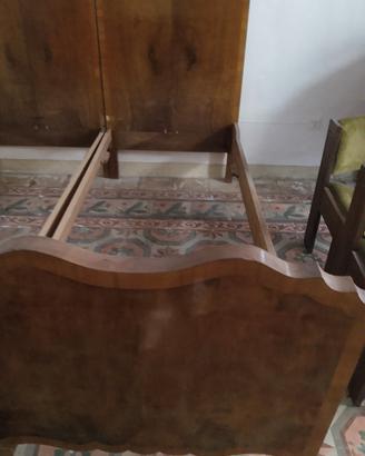struttura letto antica matrimoniale 