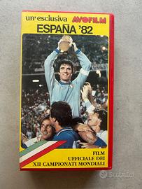 VHS videocassetta film mondiali calcio Spagna 1982
