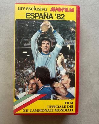 VHS videocassetta film mondiali calcio Spagna 1982