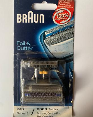 BRAUN 51S testina  di ricambio Originale