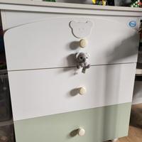 Cameretta completa PALI Lettino Fasciatoio Armadio