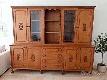 Mobile soggiorno in legno massello - artigianale