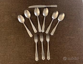 Set posate Abert argent acciaio vintage