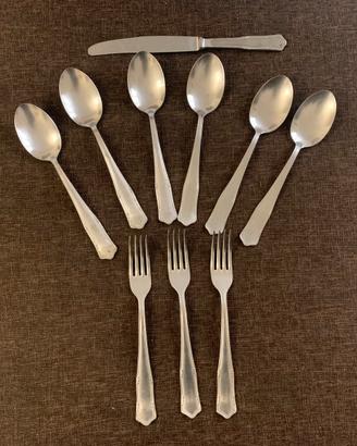 Set posate Abert argent acciaio vintage