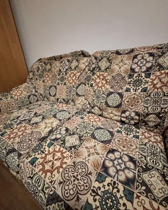 Divano letto 2 posti materasso 1 piazza e mezzo