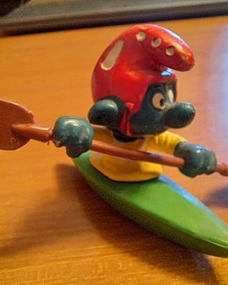 Puffo in canoa - Kajak Super Smurf 40502