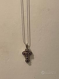 Collana con pendente argento