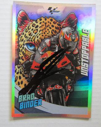 Card panini Motogp 2024 con autografo B.Binder