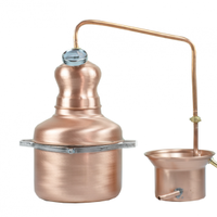 Alambicco rame 5lt più filtro purea e termometro