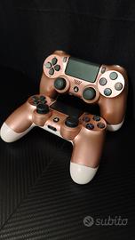 PS4 due controller edizione Oro Rosa nuovo 