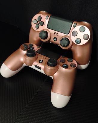 PS4 due controller edizione Oro Rosa nuovo 