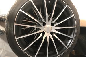 Cerchi con gomme invernali 500 abarth 205/40r17