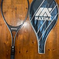 Racchetta da tennis vintage macima con custodia