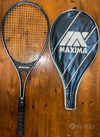 Racchetta da tennis vintage macima con custodia