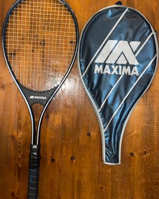 Racchetta da tennis vintage macima con custodia