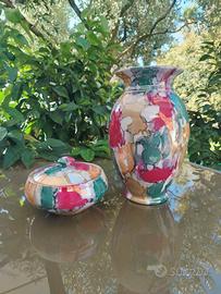Vaso, ciotola e portacenere Picchiotti Deruta