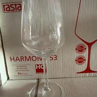 Bicchieri calici vino bianco - degustazione