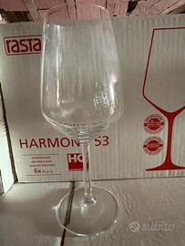 Bicchieri calici vino bianco - degustazione