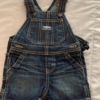 Salopette corta oshkosh 9 mesi