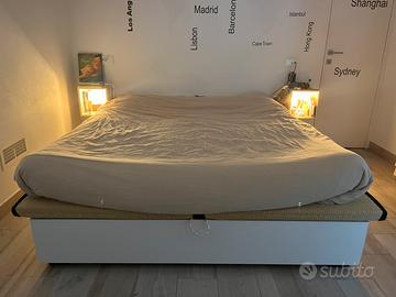 Letto matrimoniale contenitore 160x200