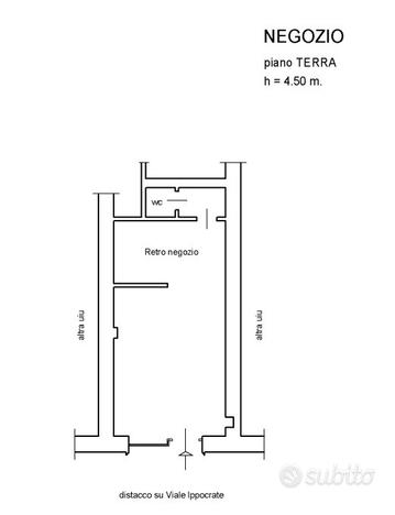 Negozio in strada centralissima