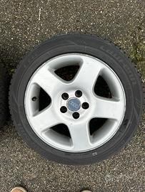 Treno Gomme Invernali 185/60 R15 con Cerchi Audi