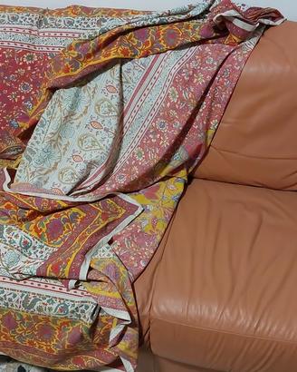 divano 3 posti in pelle con kit pulizia