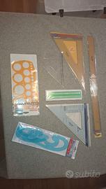 Materiale scolastico da disegno