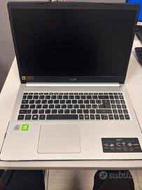 Acer aspire 5, intel i7 10th gen, 16 GB RAM, 1TB