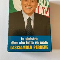 Mazzo carte gioco FORZA ITALIA Silvio Berlusconi