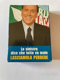 Mazzo carte gioco FORZA ITALIA Silvio Berlusconi