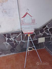 gabbia per pappagalli o canarini 