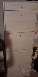 Scarpiera con ante apribili moderna