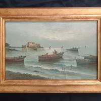 Radames Scoppa ( 1877-1957) dipinto olio su