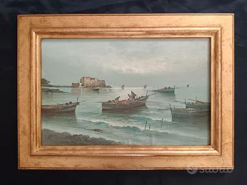 Radames Scoppa ( 1877-1957) dipinto olio su