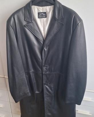 Trench da uomo in vera pelle. taglia 50