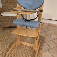 seggiolone legno bebè comfort