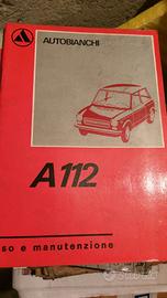 A112 MANUALE OFFICINA ORIGINALE  COMPLETO BEN TENU