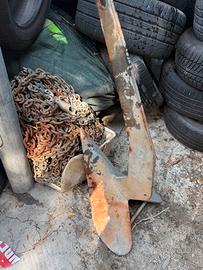 Ancora ROCNA da 25kg con catena di 100 metri