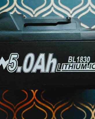 Batterie 18V 5.0Ah di ricambio Makita BL1830