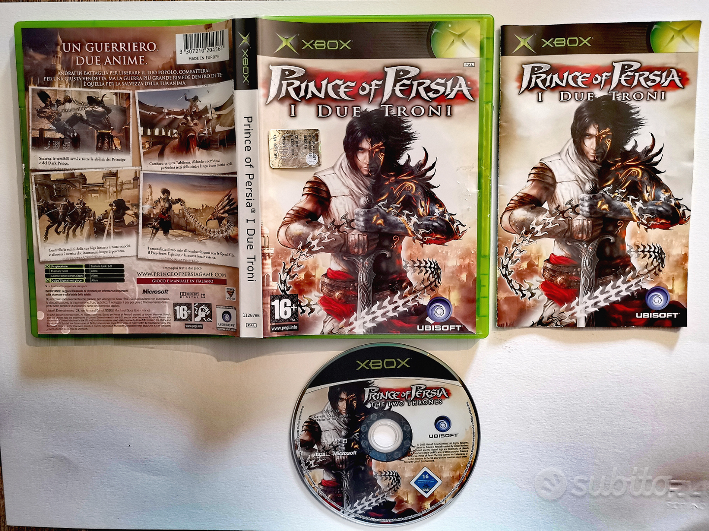 Prince Of Persia I Due Troni Xbox Pal Ita Ubisoft - Console E.