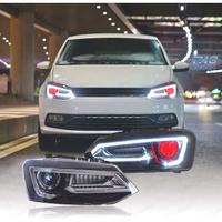 FARI PER VOLKSWAGEN VW POLO 6R 09-17 BARRE LUMINOS