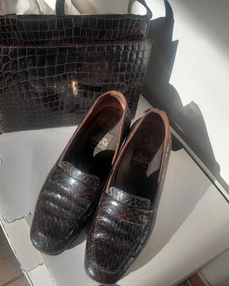 Borsa e scarpe Donna Pelle  Coccodrillo