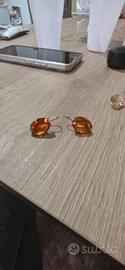 orecchini in argento placcato oro 