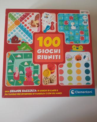 Gioco in scatola 100 GIOCHI RIUNITI 