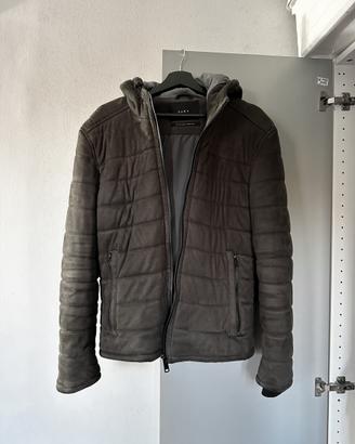 Giubbotto bomber effetto camoscio Zara uomo